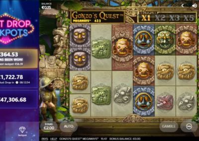 gonzo's Quest megaways slot game